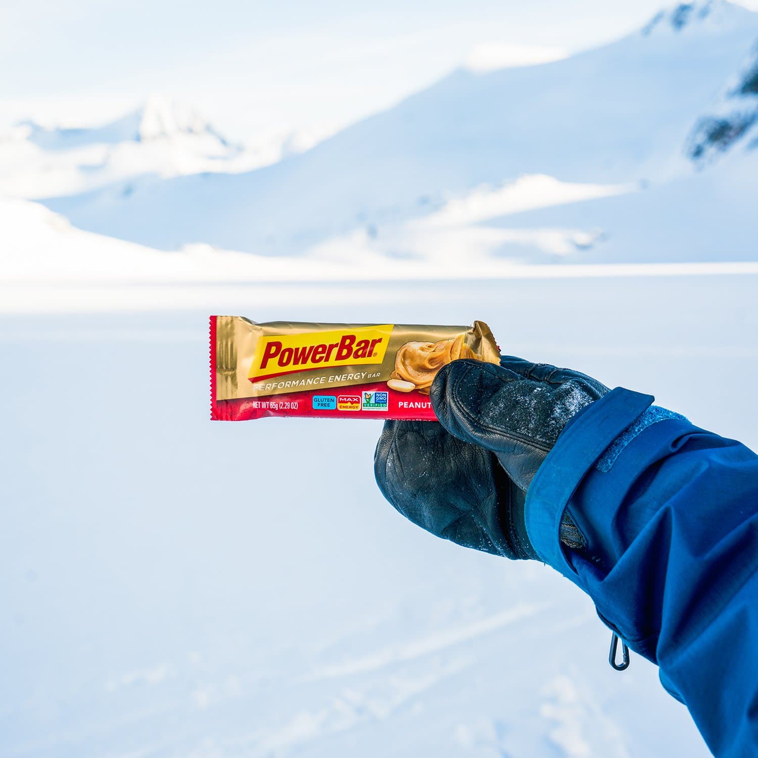 PowerBar in the snow