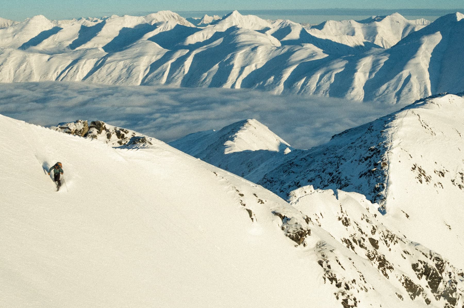 Ski Touring in Denali Glacier, Alaska