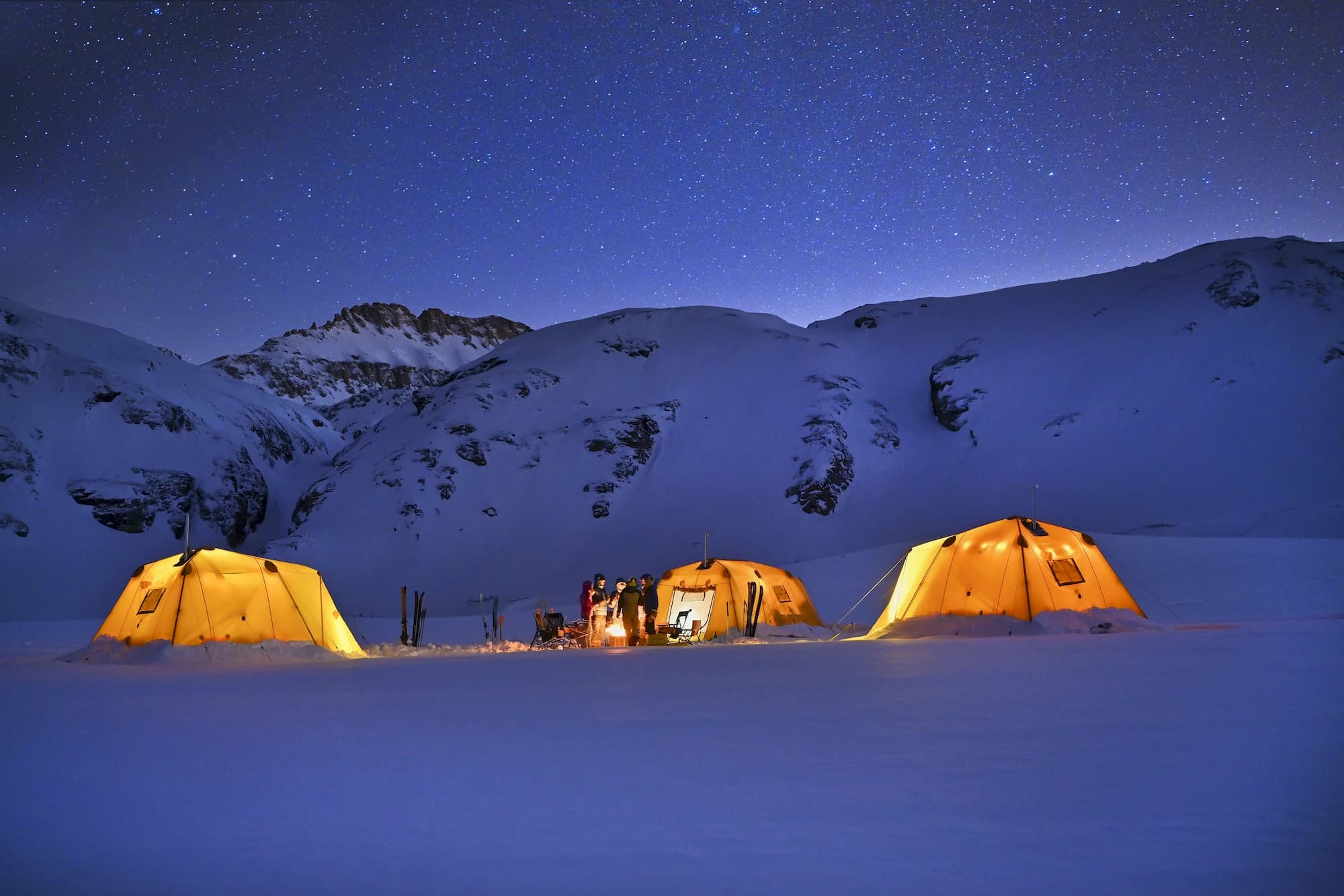 Camp Alaska at Night