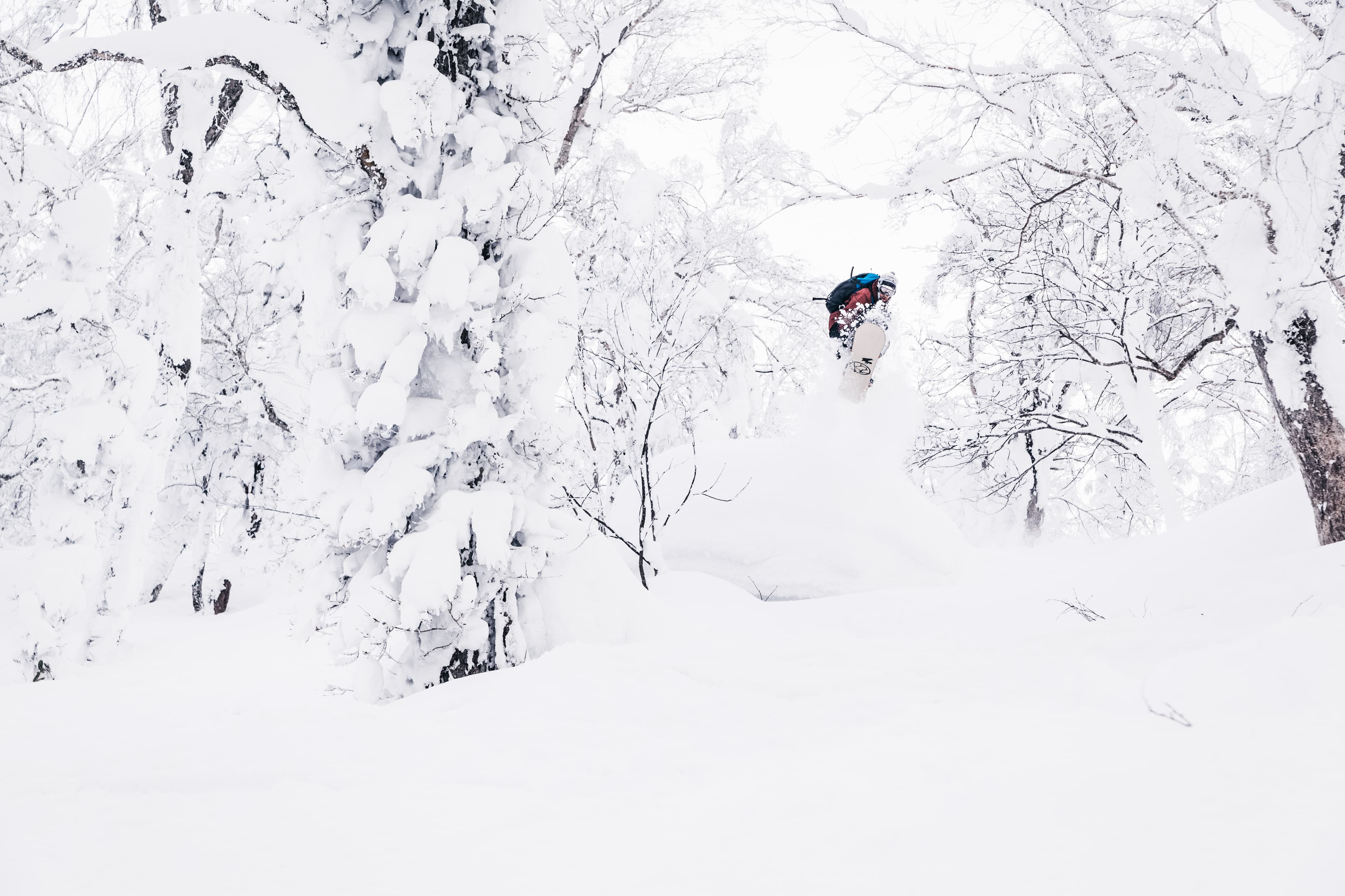 Jorge Abian Snowboarding in Japan