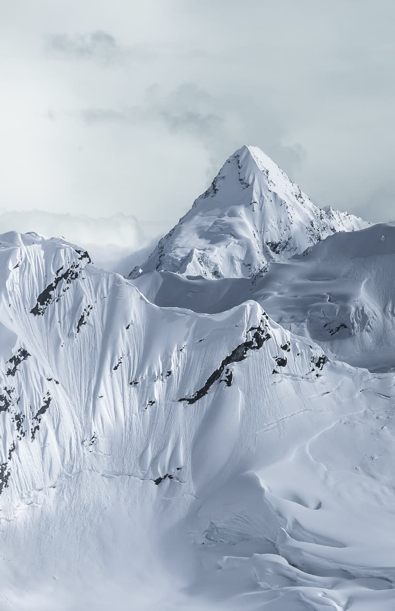 Mountain Peaks in Alaska