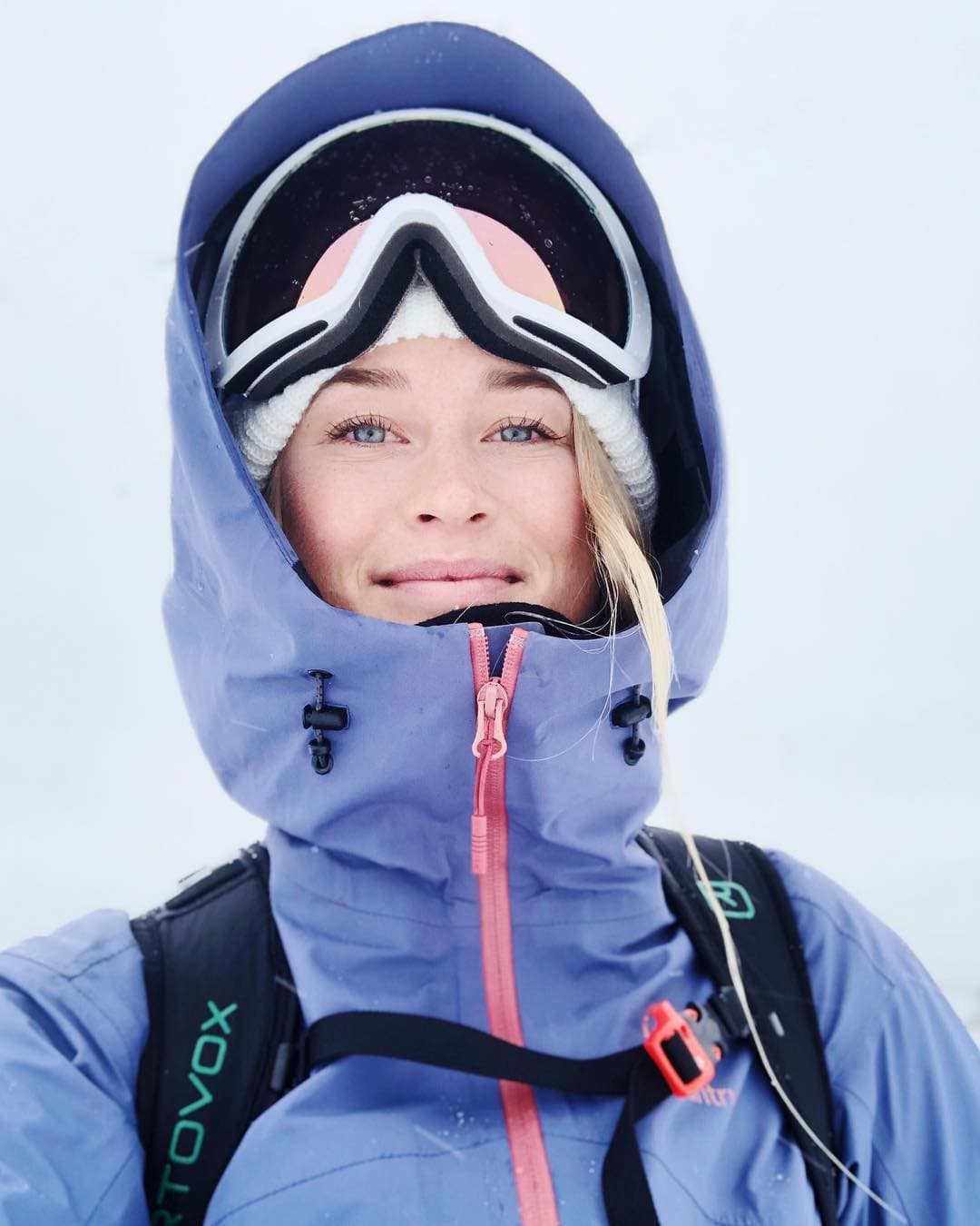 A girl in the Lyngen Alps