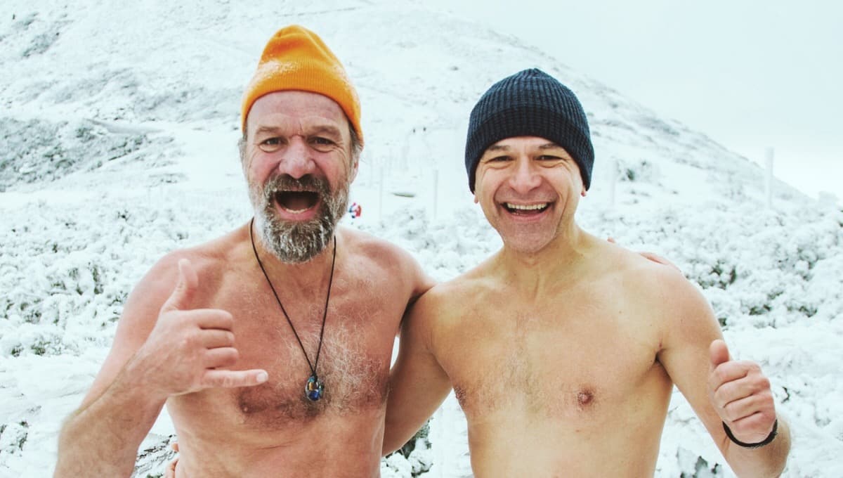 Wim hof laughing