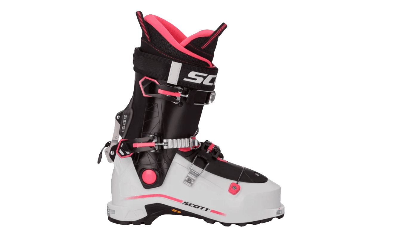 Pink and White Scott Boots Woman Ski Touring