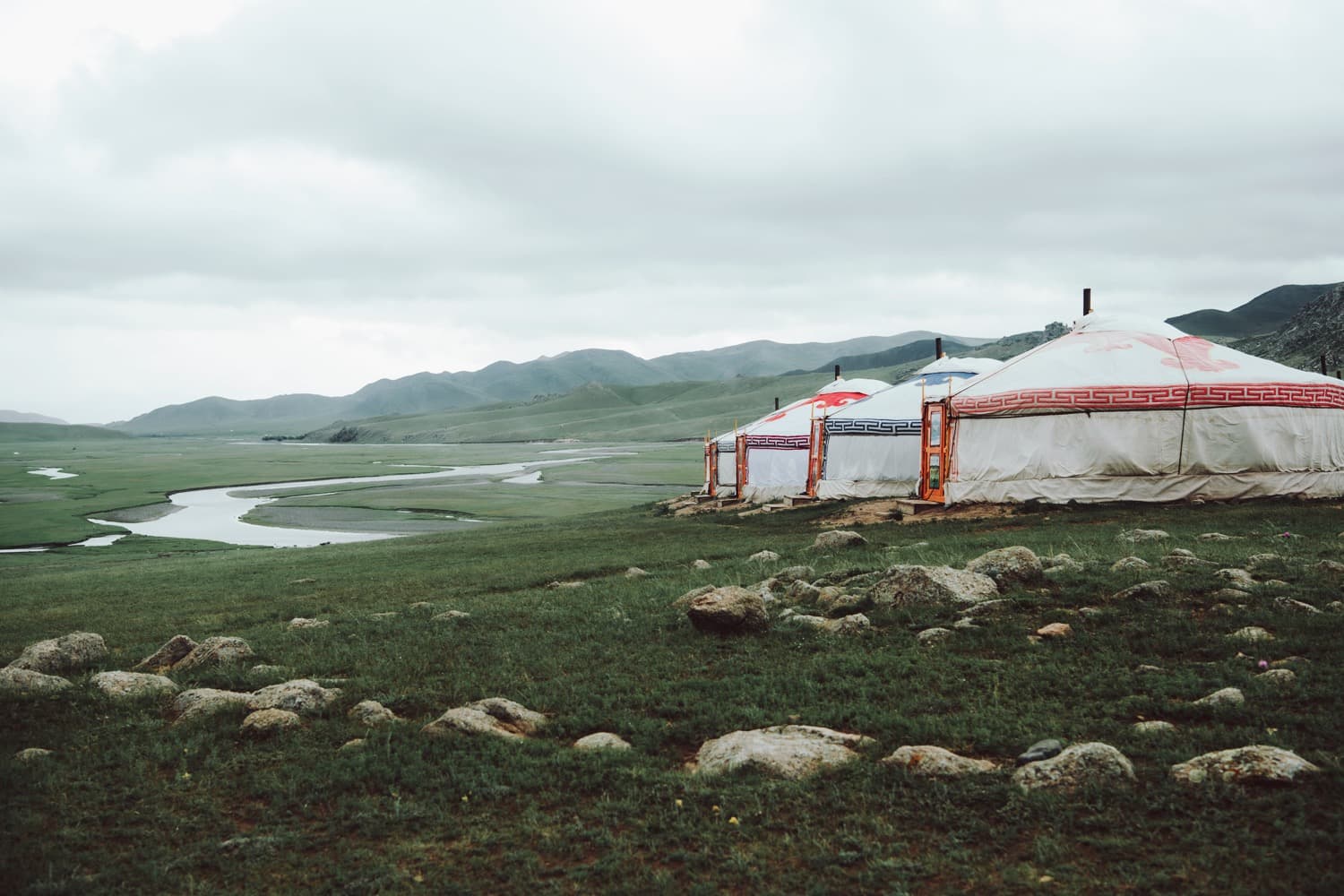 Yurts in Mongolia