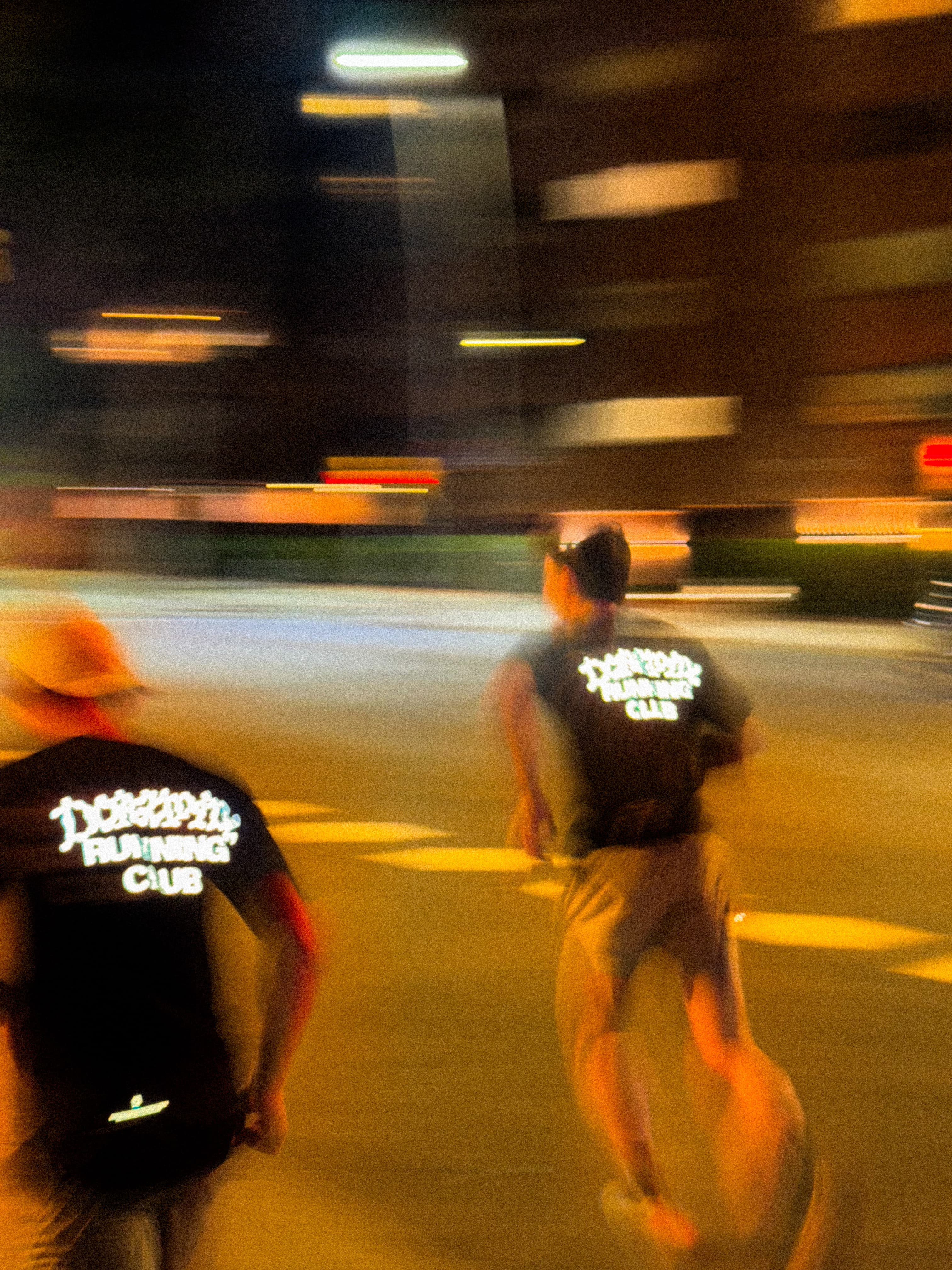 boys running at night