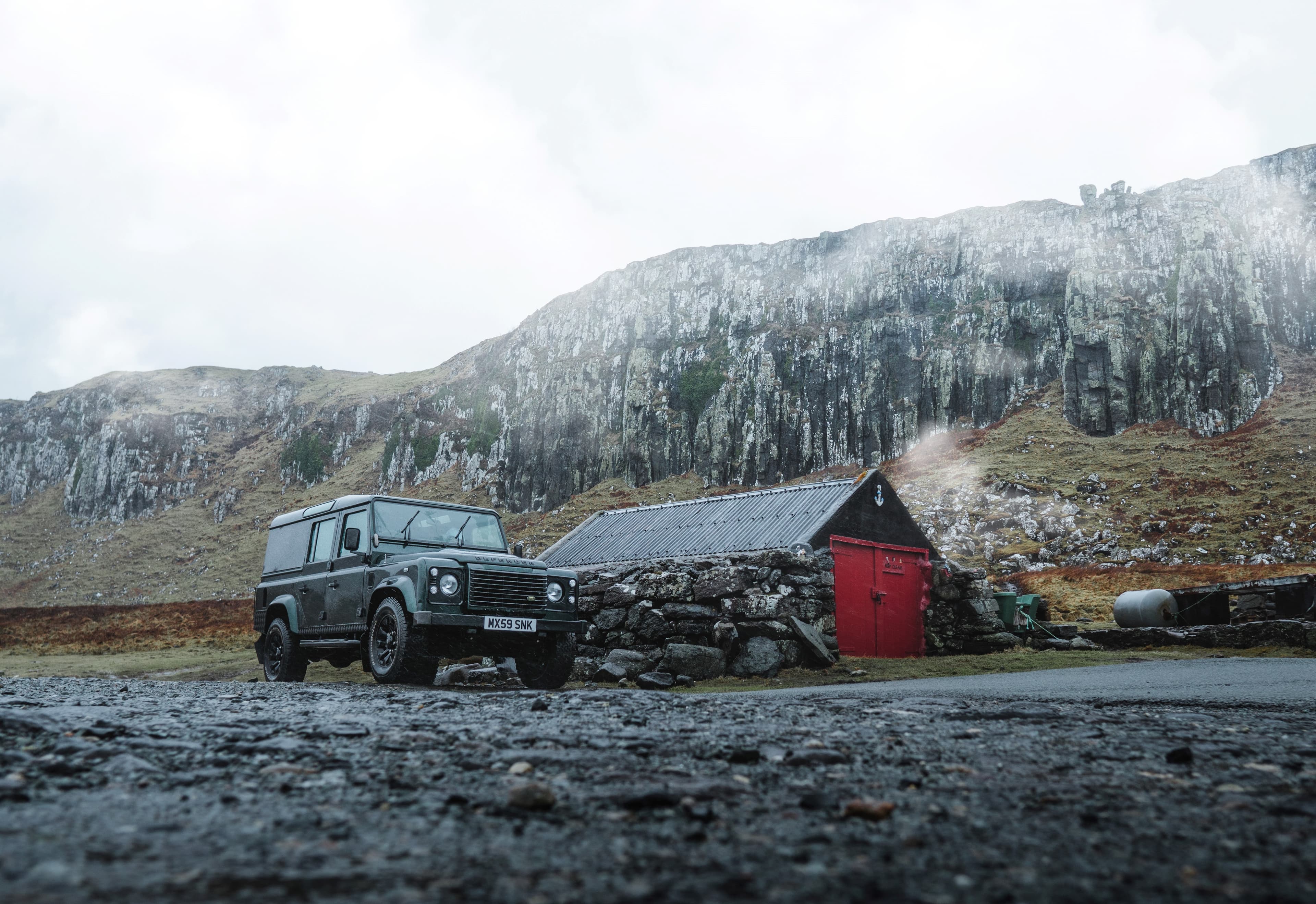Defender in Scotland