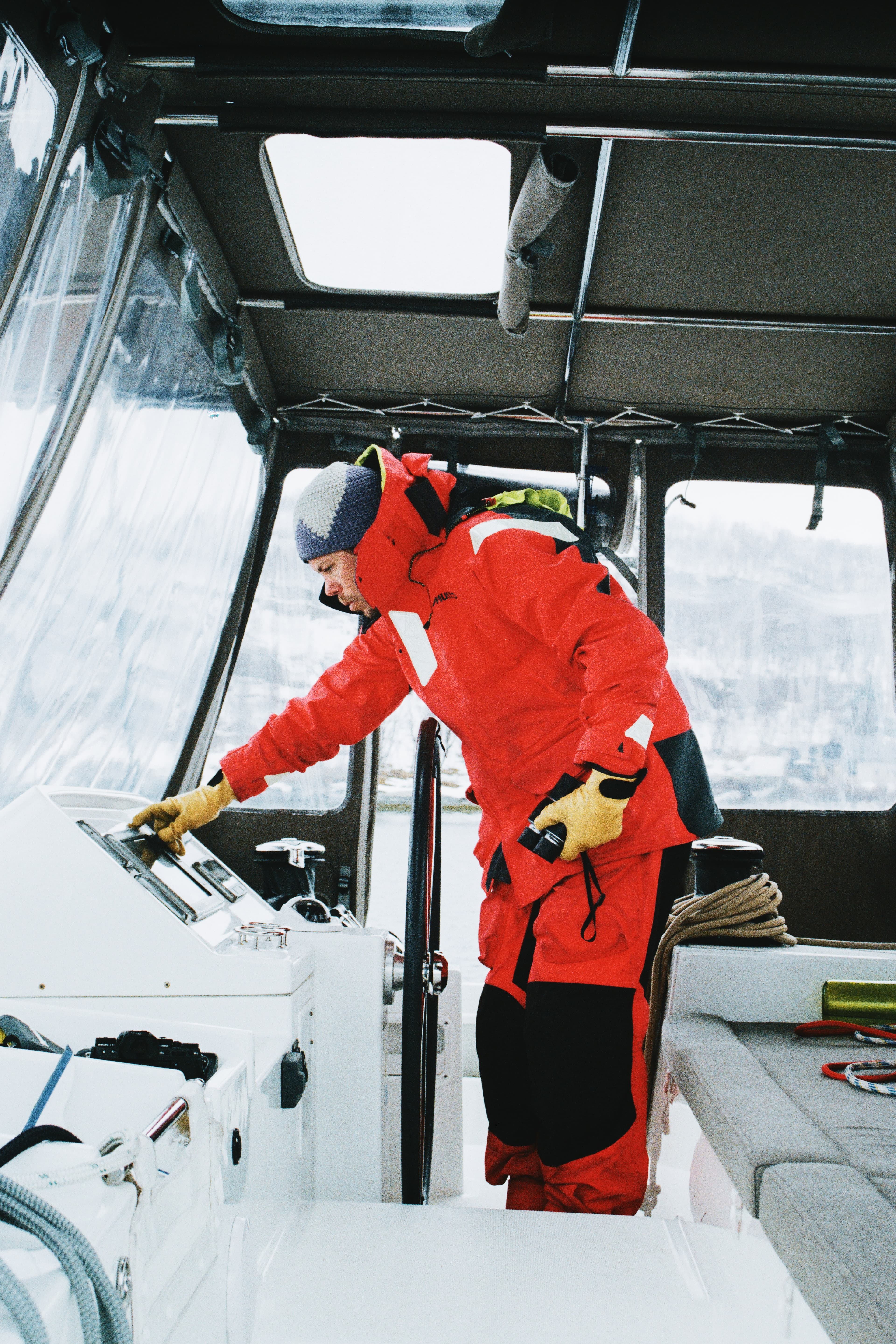 Skipper in the Lyngen Alps