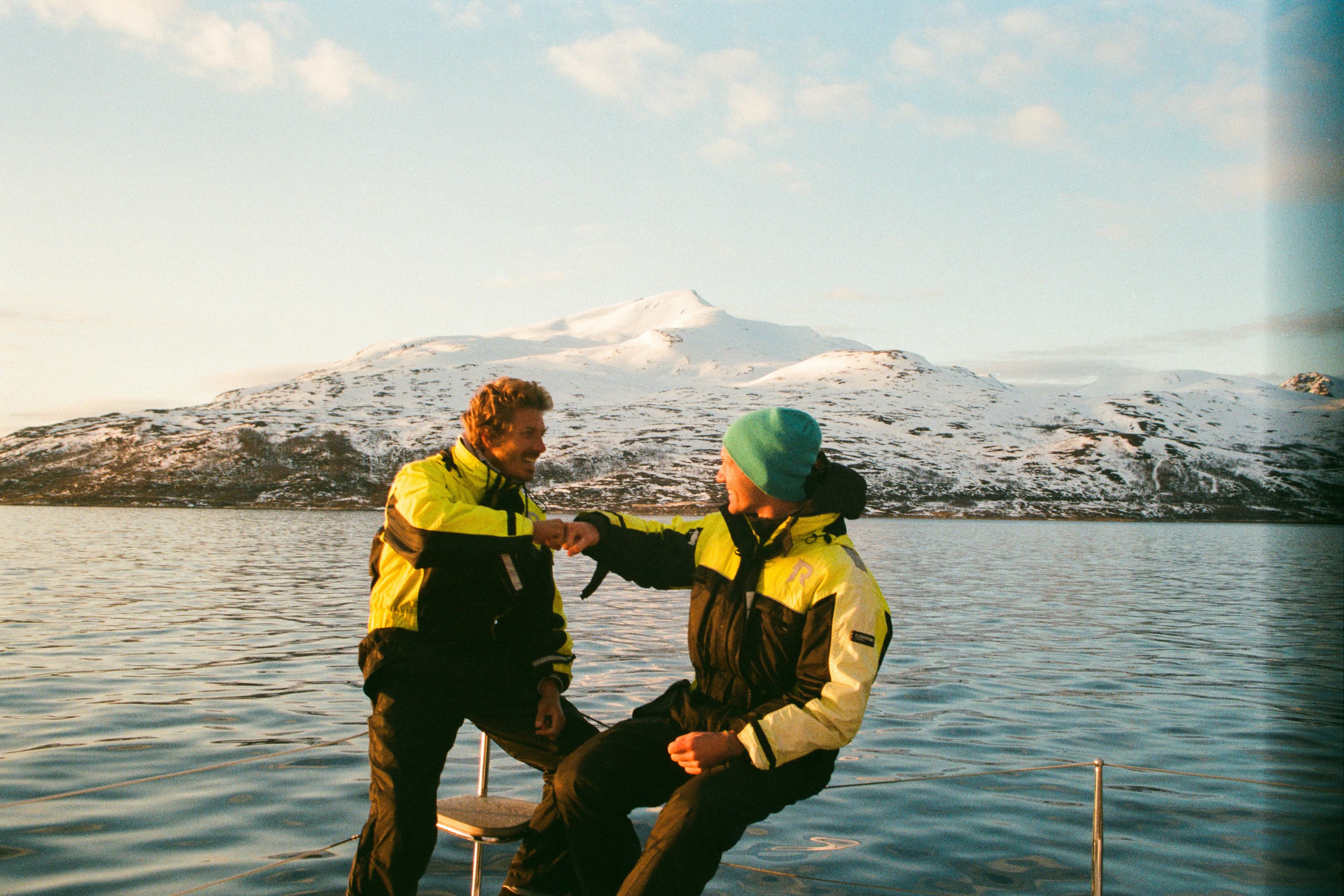 Jorge and Leo Sailing in the Arctic