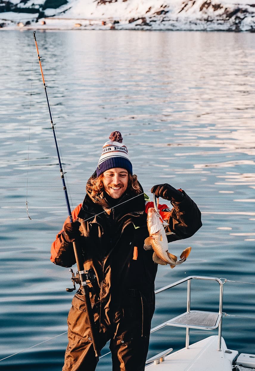 Scott Fishing for Friends in the Arctic