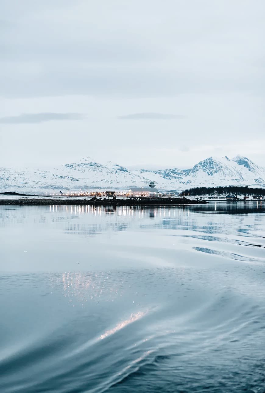 Arctic Night from a yacht